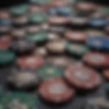 Various materials for poker chip customization