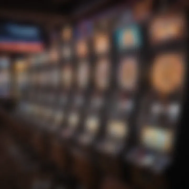 A wide array of modern slot machines with unique themes