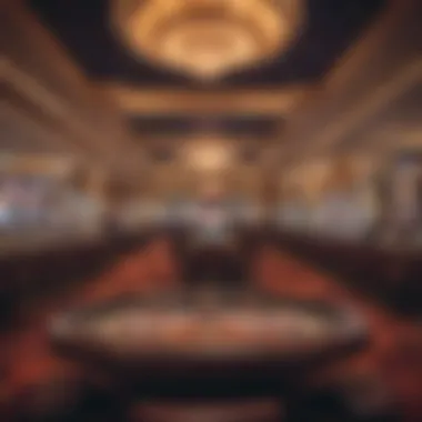 Vibrant Casino Atmosphere Luxurious casino interior showcasing vibrant gaming floors