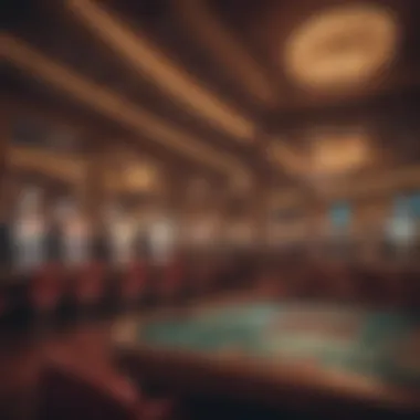 Traditional Casino Ambiance A cozy atmosphere in a traditional casino setting