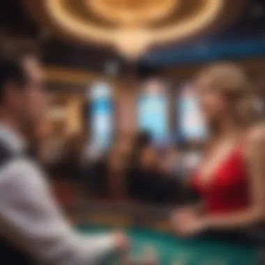 Casino event showcasing live entertainment and excitement