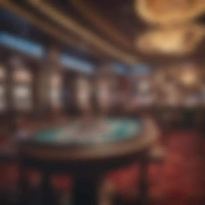 A digital representation of a casino environment