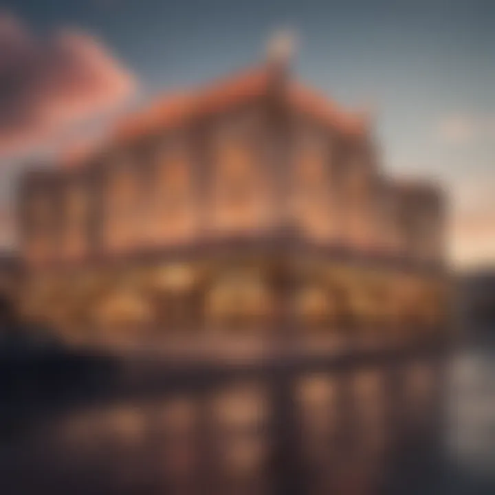 An overview of the exterior of a prominent Indian casino in Colorado