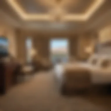 Luxurious Accommodation Luxurious hotel room at MGM Excalibur