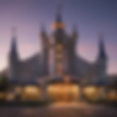 MGM Excalibur Exterior Majestic exterior view of MGM Excalibur