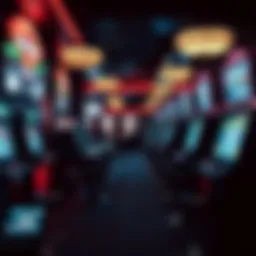 Interior view of Superbook Sports in New Jersey showcasing betting terminals