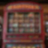 Colorful barnyard slot machine display