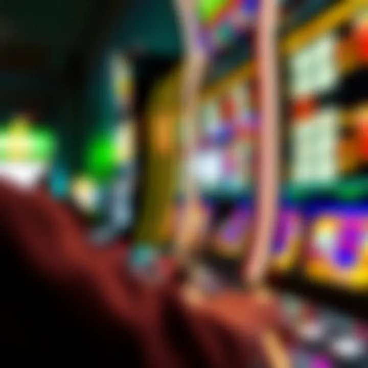 Payout structure graphics on slot machines