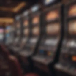 Modern slot machine showcasing high-tech features