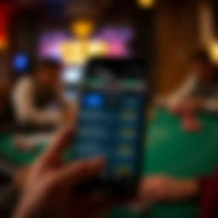 A strategic overview of poker tactics displayed on a mobile device.