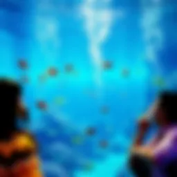 Vibrant underwater scene from Ocean Magic slot game