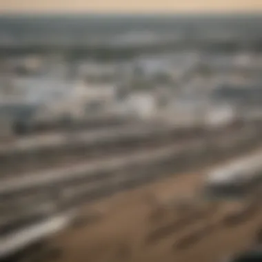 A panoramic view of Churchill Downs during the Kentucky Derby