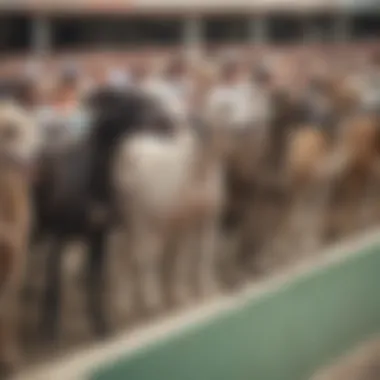 Spectators enjoying a day at the races